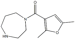 1-(2,5-dimethyl-3-furoyl)-1,4-diazepane 结构式