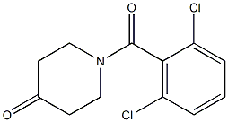 1-(2,6-dichlorobenzoyl)piperidin-4-one 结构式
