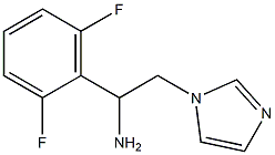 1-(2,6-difluorophenyl)-2-(1H-imidazol-1-yl)ethanamine 结构式