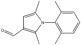 1-(2,6-dimethylphenyl)-2,5-dimethyl-1H-pyrrole-3-carbaldehyde 结构式