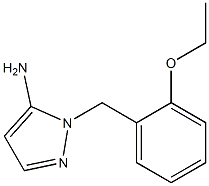 1-(2-ethoxybenzyl)-1H-pyrazol-5-amine 结构式