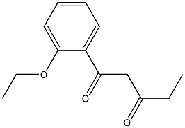 1-(2-ethoxyphenyl)pentane-1,3-dione 结构式