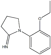 1-(2-ethoxyphenyl)pyrrolidin-2-imine 结构式