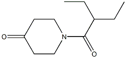 1-(2-ethylbutanoyl)piperidin-4-one 结构式