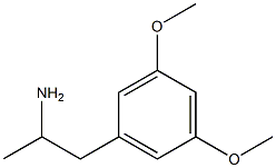 1-(3,5-dimethoxyphenyl)propan-2-amine 结构式