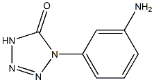 1-(3-aminophenyl)-1,4-dihydro-5H-tetrazol-5-one 结构式