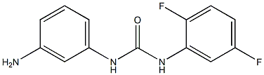 1-(3-aminophenyl)-3-(2,5-difluorophenyl)urea 结构式