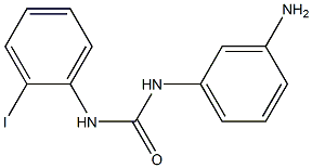 1-(3-aminophenyl)-3-(2-iodophenyl)urea 结构式