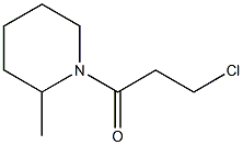 1-(3-chloropropanoyl)-2-methylpiperidine 结构式