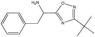 1-(3-tert-butyl-1,2,4-oxadiazol-5-yl)-2-phenylethan-1-amine 结构式