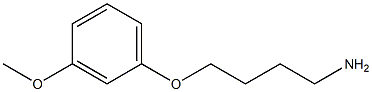 1-(4-aminobutoxy)-3-methoxybenzene 结构式