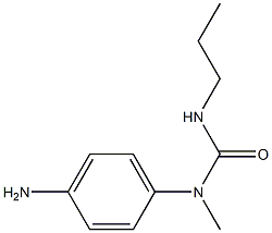 1-(4-aminophenyl)-1-methyl-3-propylurea 结构式