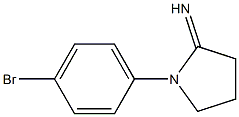 1-(4-bromophenyl)pyrrolidin-2-imine 结构式