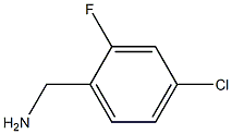 1-(4-chloro-2-fluorophenyl)methanamine 结构式