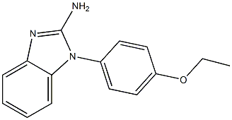 1-(4-ethoxyphenyl)-1H-1,3-benzodiazol-2-amine 结构式