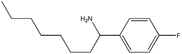 1-(4-fluorophenyl)octan-1-amine 结构式