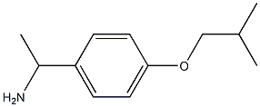 1-(4-isobutoxyphenyl)ethanamine 结构式