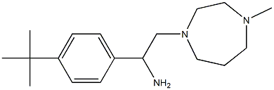 1-(4-tert-butylphenyl)-2-(4-methyl-1,4-diazepan-1-yl)ethan-1-amine 结构式