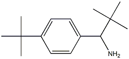 1-(4-tert-butylphenyl)-2,2-dimethylpropan-1-amine 结构式