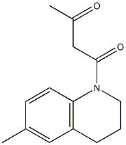 1-(6-methyl-1,2,3,4-tetrahydroquinolin-1-yl)butane-1,3-dione 结构式