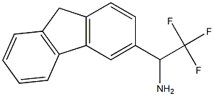 1-(9H-fluoren-3-yl)-2,2,2-trifluoroethan-1-amine 结构式