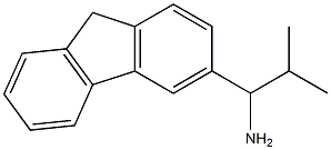 1-(9H-fluoren-3-yl)-2-methylpropan-1-amine 结构式