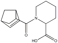 1-(bicyclo[2.2.1]hept-5-en-2-ylcarbonyl)piperidine-2-carboxylic acid 结构式