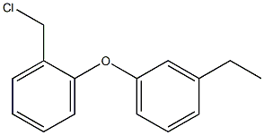 1-(chloromethyl)-2-(3-ethylphenoxy)benzene 结构式