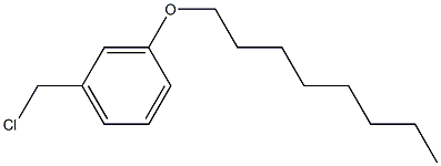 1-(氯甲基)-3-(辛氧基)苯 结构式