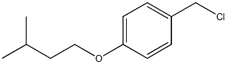 1-(chloromethyl)-4-(3-methylbutoxy)benzene 结构式