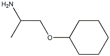 1-(cyclohexyloxy)propan-2-amine 结构式