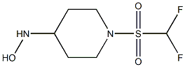 1-(difluoromethane)sulfonylpiperidine-4-hydroxylamine 结构式