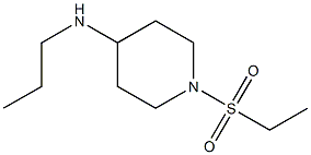 1-(ethanesulfonyl)-N-propylpiperidin-4-amine 结构式