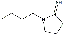 1-(pentan-2-yl)pyrrolidin-2-imine 结构式