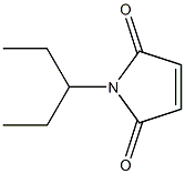1-(pentan-3-yl)-2,5-dihydro-1H-pyrrole-2,5-dione 结构式