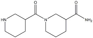 1-(piperidin-3-ylcarbonyl)piperidine-3-carboxamide 结构式