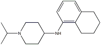 1-(propan-2-yl)-N-(5,6,7,8-tetrahydronaphthalen-1-yl)piperidin-4-amine 结构式