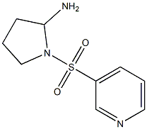 1-(pyridine-3-sulfonyl)pyrrolidin-2-amine 结构式