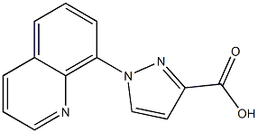 1-(quinolin-8-yl)-1H-pyrazole-3-carboxylic acid 结构式