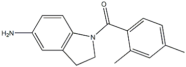 1-[(2,4-dimethylphenyl)carbonyl]-2,3-dihydro-1H-indol-5-amine 结构式