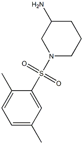 1-[(2,5-dimethylbenzene)sulfonyl]piperidin-3-amine 结构式