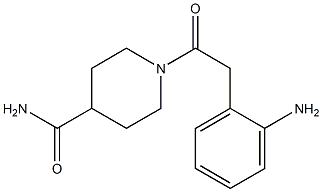 1-[(2-aminophenyl)acetyl]piperidine-4-carboxamide 结构式