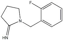 1-[(2-fluorophenyl)methyl]pyrrolidin-2-imine 结构式