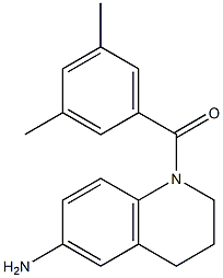 1-[(3,5-dimethylphenyl)carbonyl]-1,2,3,4-tetrahydroquinolin-6-amine 结构式