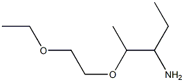 1-[(3-aminopentan-2-yl)oxy]-2-ethoxyethane 结构式