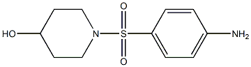 1-[(4-aminophenyl)sulfonyl]piperidin-4-ol 结构式