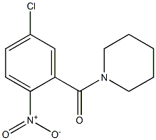 1-[(5-chloro-2-nitrophenyl)carbonyl]piperidine 结构式