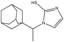 1-[1-(adamantan-1-yl)ethyl]-1H-imidazole-2-thiol 结构式