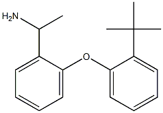 1-[2-(2-tert-butylphenoxy)phenyl]ethan-1-amine 结构式