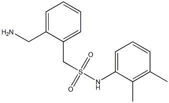 1-[2-(aminomethyl)phenyl]-N-(2,3-dimethylphenyl)methanesulfonamide 结构式